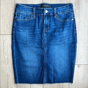 Liverpool Blue Denim Skirt